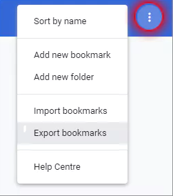 How to Export Bookmarks from Chrome