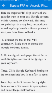 FRP Bypass Android Guide 2