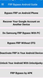 FRP Bypass Android Guide 1